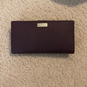 Maroon Kate Spade Wallet